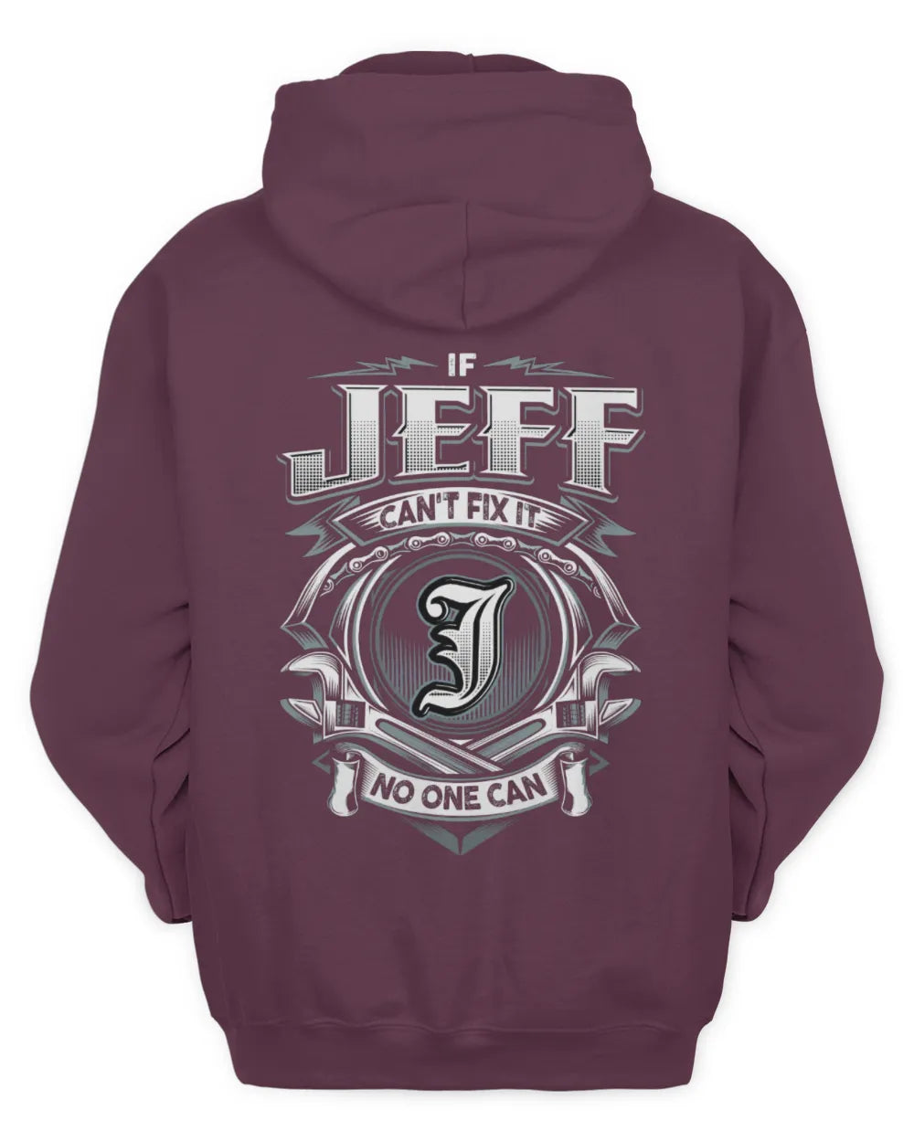 JEFF AP81-K4-626 - Personalized Ahmed Quote Apparel “If Ahmed Can't Fix It, No One Can” - Unisex Hoodie - Maroon