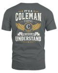 COLEMAN KT06-M008 It’s a [NAME] Thing – You Wouldn’t Understand | Personalized Vintage T-Shirt - Unisex Standard T-Shirt - Charcoal