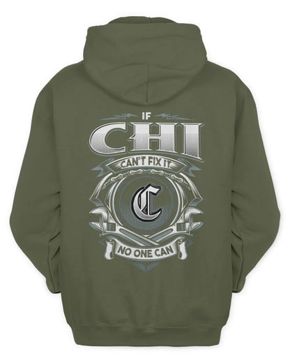 CHI AP81-K4-626 - Personalized Ahmed Quote Apparel “If Ahmed Can't Fix It, No One Can” - Unisex Hoodie - Military Green