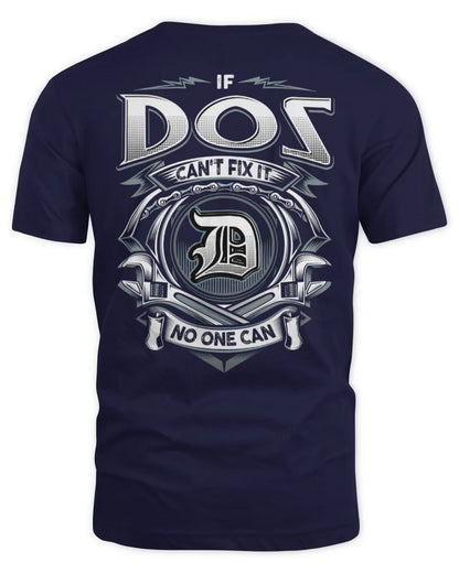 DOS AP81-K4-626 - Personalized Ahmed Quote Apparel “If Ahmed Can't Fix It, No One Can” - Unisex Standard T-Shirt - Navy