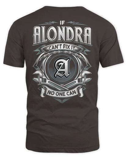ALONDRA AP81-K4-626 - Personalized Ahmed Quote Apparel “If Ahmed Can't Fix It, No One Can” - Unisex Standard T-Shirt - Dark Chocolate