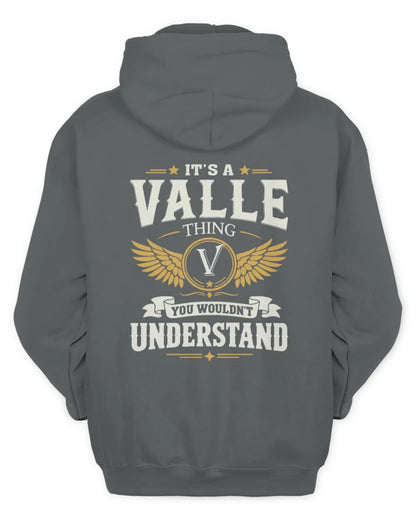 VALLE KT06-M008 It’s a [NAME] Thing – You Wouldn’t Understand | Personalized Vintage T-Shirt - Unisex Hoodie - Charcoal