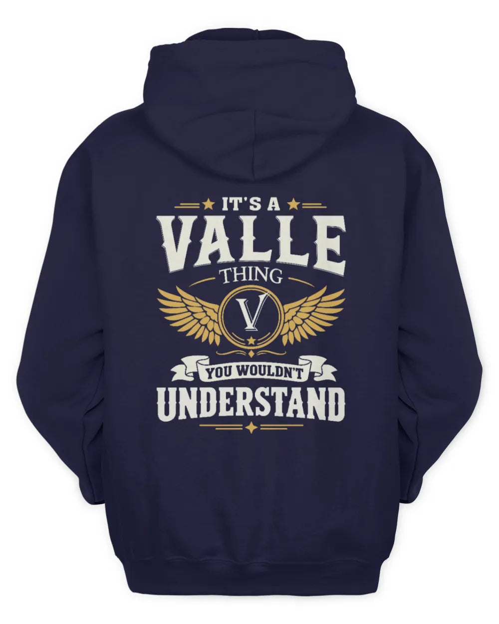 VALLE KT06-M008 It’s a [NAME] Thing – You Wouldn’t Understand | Personalized Vintage T-Shirt - Unisex Hoodie - Navy