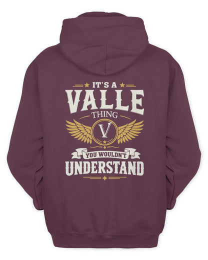 VALLE KT06-M008 It’s a [NAME] Thing – You Wouldn’t Understand | Personalized Vintage T-Shirt - Unisex Hoodie - Maroon