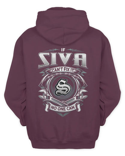 SIVA AP81-K4-626 - Personalized Ahmed Quote Apparel “If Ahmed Can't Fix It, No One Can” - Unisex Hoodie - Maroon