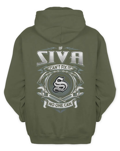 SIVA AP81-K4-626 - Personalized Ahmed Quote Apparel “If Ahmed Can't Fix It, No One Can” - Unisex Hoodie - Military Green