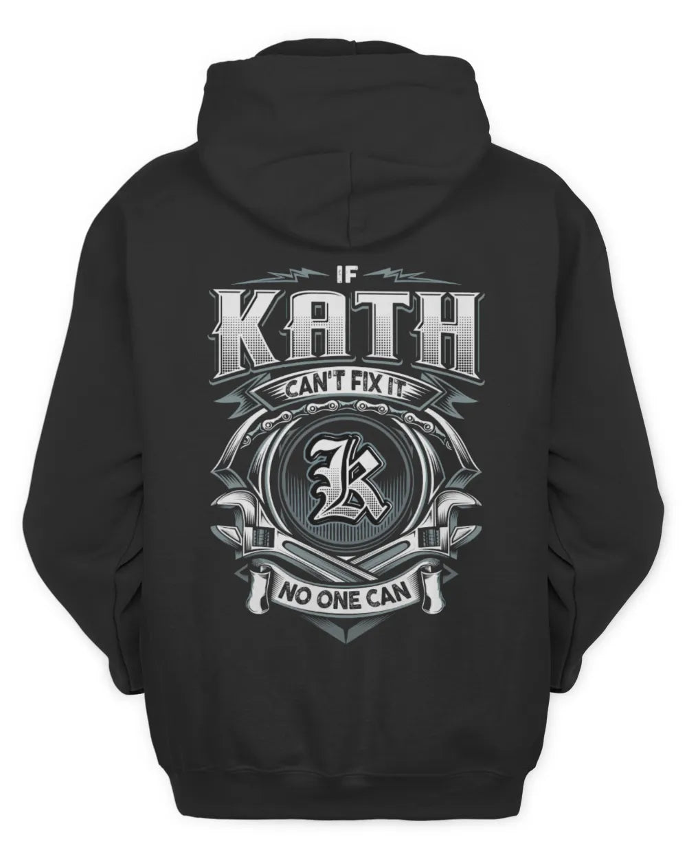 KATH AP81-K4-626 - Personalized Ahmed Quote Apparel “If Ahmed Can't Fix It, No One Can” - Unisex Hoodie - Black
