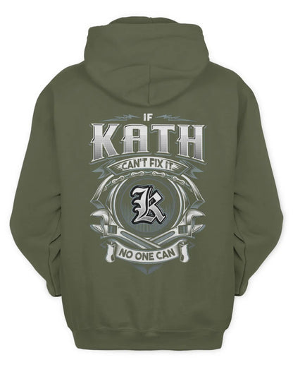 KATH AP81-K4-626 - Personalized Ahmed Quote Apparel “If Ahmed Can't Fix It, No One Can” - Unisex Hoodie - Military Green