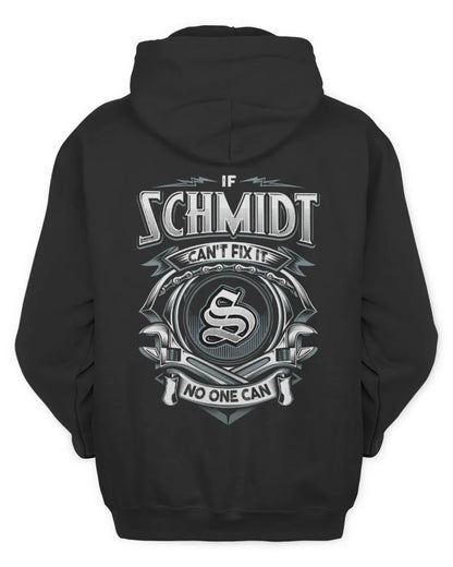SCHMIDT AP81-K4-626 - Personalized Ahmed Quote Apparel “If Ahmed Can't Fix It, No One Can” - Unisex Hoodie - Black
