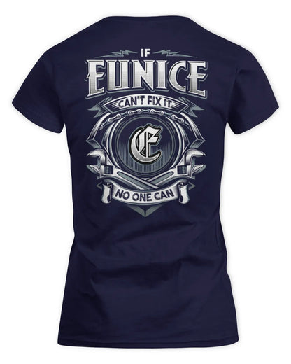 EUNICE AP81-K4-626 - Personalized Ahmed Quote Apparel “If Ahmed Can't Fix It, No One Can” - Women's Standard T-Shirt - Navy