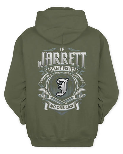 JARRETT AP81-K4-626 - Personalized Ahmed Quote Apparel “If Ahmed Can't Fix It, No One Can” - Unisex Hoodie - Military Green
