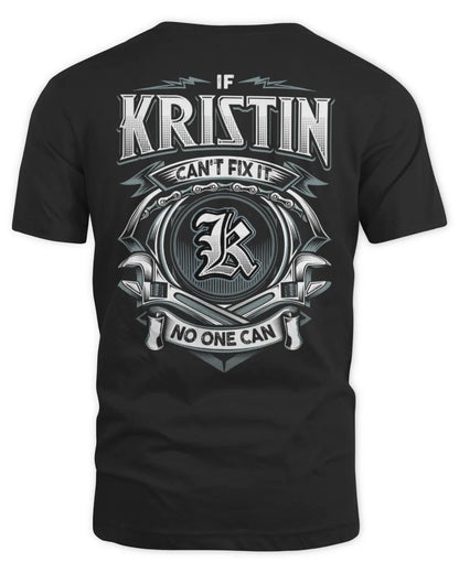KRISTIN AP81-K4-626 - Personalized Ahmed Quote Apparel “If Ahmed Can't Fix It, No One Can” - Unisex Standard T-Shirt - Black