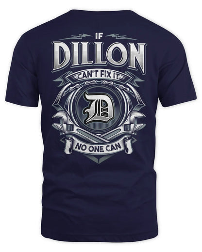 DILLON AP81-K4-626 - Personalized Ahmed Quote Apparel “If Ahmed Can't Fix It, No One Can” - Unisex Standard T-Shirt - Navy