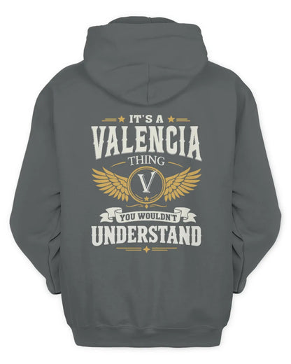 VALENCIA KT06-M008 It’s a [NAME] Thing – You Wouldn’t Understand | Personalized Vintage T-Shirt - Unisex Hoodie - Charcoal