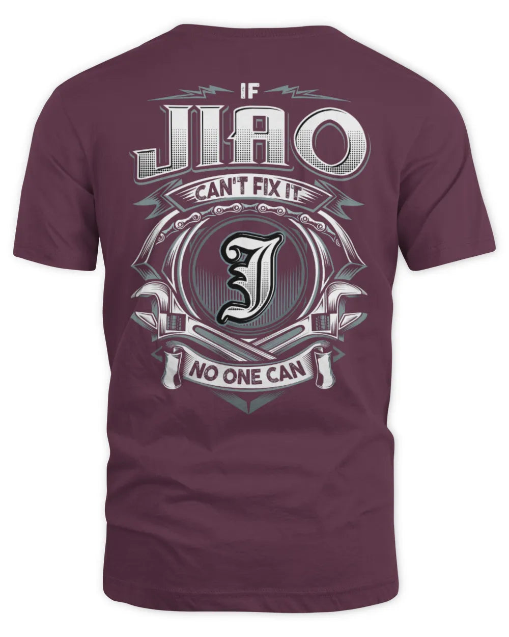 JIAO AP81-K4-626 - Personalized Ahmed Quote Apparel “If Ahmed Can't Fix It, No One Can” - Unisex Standard T-Shirt - Maroon