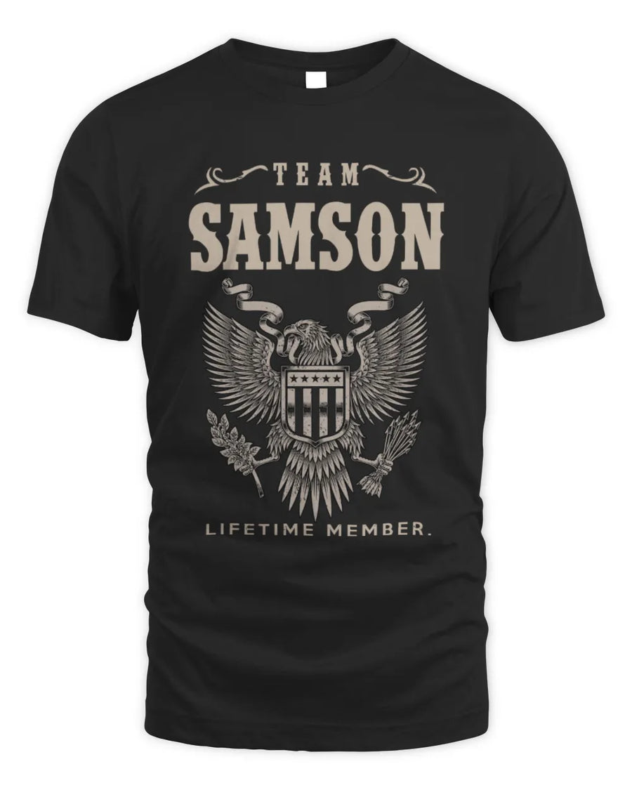 SAMSON TP06-K82 – Personalized Classic Style Apparel “Team NAME Lifetime Member”