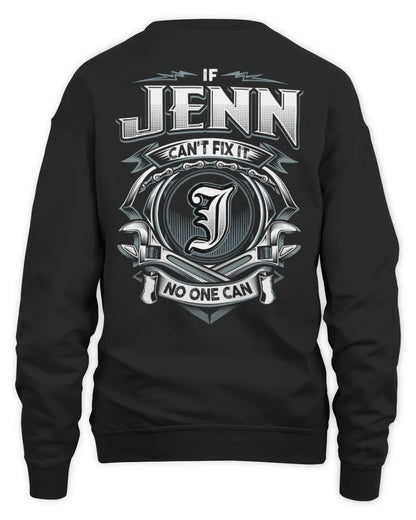 JENN AP81-K4-626 - Personalized Ahmed Quote Apparel “If Ahmed Can't Fix It, No One Can” - Unisex Sweatshirt - Black