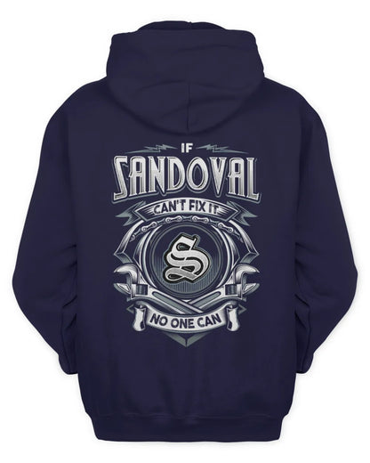 SANDOVAL AP81-K4-626 - Personalized Ahmed Quote Apparel “If Ahmed Can't Fix It, No One Can” - Unisex Hoodie - Navy