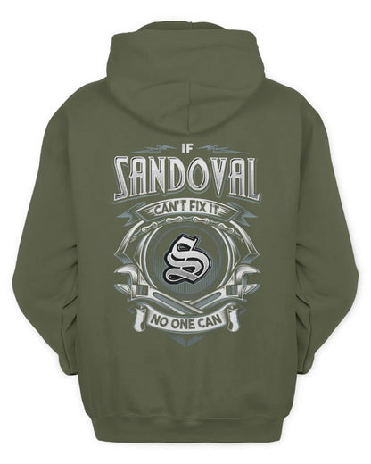 SANDOVAL AP81-K4-626 - Personalized Ahmed Quote Apparel “If Ahmed Can't Fix It, No One Can” - Unisex Hoodie - Military Green