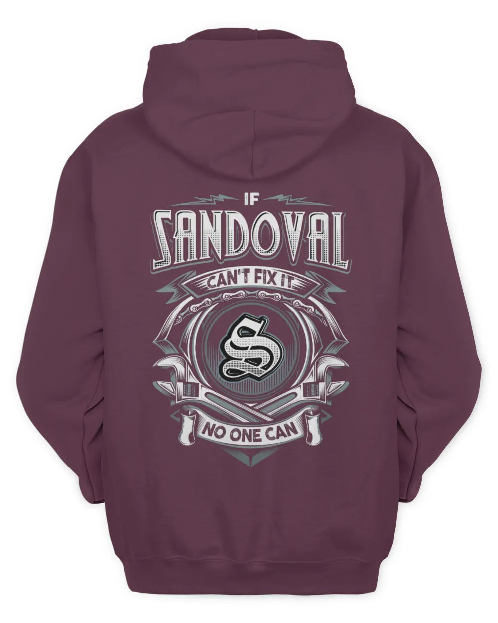 SANDOVAL AP81-K4-626 - Personalized Ahmed Quote Apparel “If Ahmed Can't Fix It, No One Can” - Unisex Hoodie - Maroon