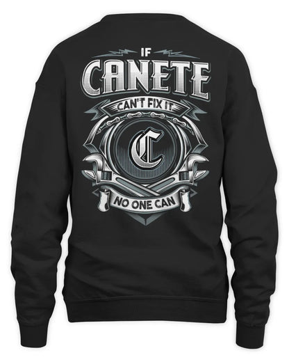 CANETE AP81-K4-626 - Personalized Ahmed Quote Apparel “If Ahmed Can't Fix It, No One Can” - Unisex Sweatshirt - Black