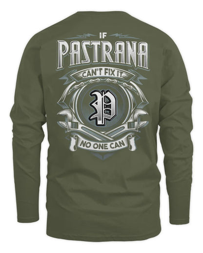 PASTRANA AP81-K4-626 - Personalized Ahmed Quote Apparel “If Ahmed Can't Fix It, No One Can” - Men's Long Sleeved T-Shirt - Military Green