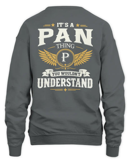 PAN KT06-M008 It’s a [NAME] Thing – You Wouldn’t Understand | Personalized Vintage T-Shirt - Unisex Sweatshirt - Charcoal
