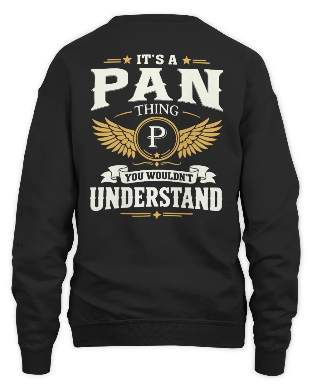 PAN KT06-M008 It’s a [NAME] Thing – You Wouldn’t Understand | Personalized Vintage T-Shirt - Unisex Sweatshirt - Black
