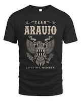 ARAUJO TP06-K82 – Personalized Classic Style Apparel “Team NAME Lifetime Member” - Unisex Standard T-Shirt - Black