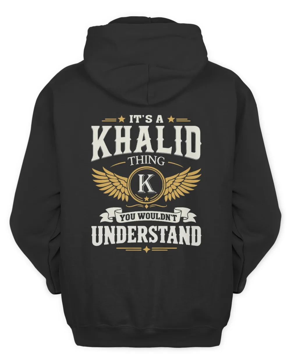 KHALID KT06-M008 It’s a [NAME] Thing – You Wouldn’t Understand | Personalized Vintage T-Shirt - Unisex Hoodie - Black