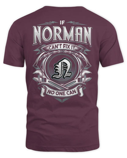 NORMAN AP81-K4-626 - Personalized Ahmed Quote Apparel “If Ahmed Can't Fix It, No One Can” - Unisex Standard T-Shirt - Maroon