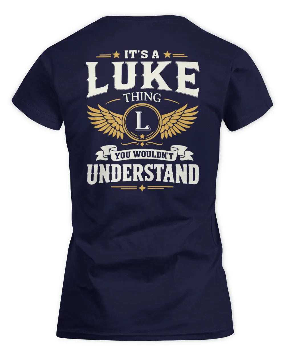 LUKE KT06-M008 It’s a [NAME] Thing – You Wouldn’t Understand | Personalized Vintage T-Shirt - Women's Standard T-Shirt - Navy