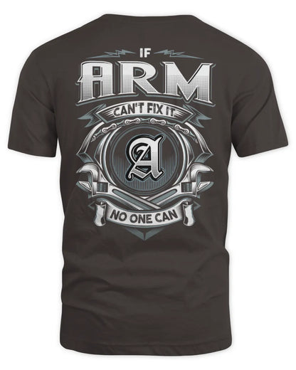 ARM AP81-K4-626 - Personalized Ahmed Quote Apparel “If Ahmed Can't Fix It, No One Can” - Unisex Standard T-Shirt - Dark Chocolate