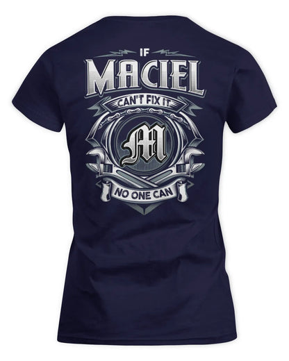 MACIEL AP81-K4-626 - Personalized Ahmed Quote Apparel “If Ahmed Can't Fix It, No One Can” - Women's Standard T-Shirt - Navy