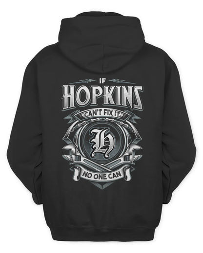 HOPKINS AP81-K4-626 - Personalized Ahmed Quote Apparel “If Ahmed Can't Fix It, No One Can” - Unisex Hoodie - Black