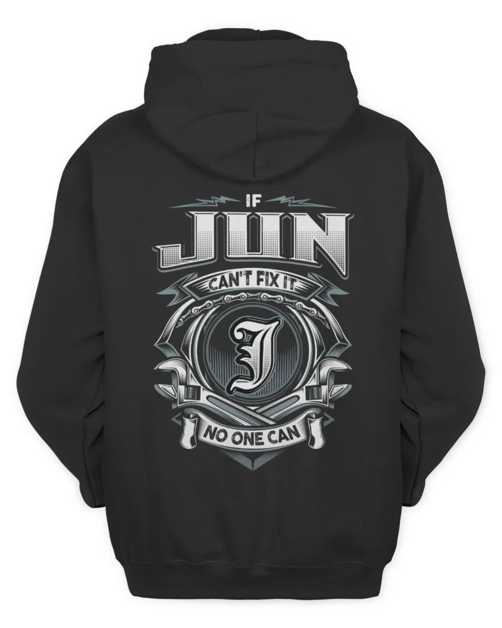 JUN AP81-K4-626 - Personalized Ahmed Quote Apparel “If Ahmed Can't Fix It, No One Can” - Unisex Hoodie - Black