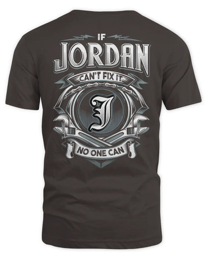 JORDAN AP81-K4-626 - Personalized Ahmed Quote Apparel “If Ahmed Can't Fix It, No One Can” - Unisex Standard T-Shirt - Dark Chocolate