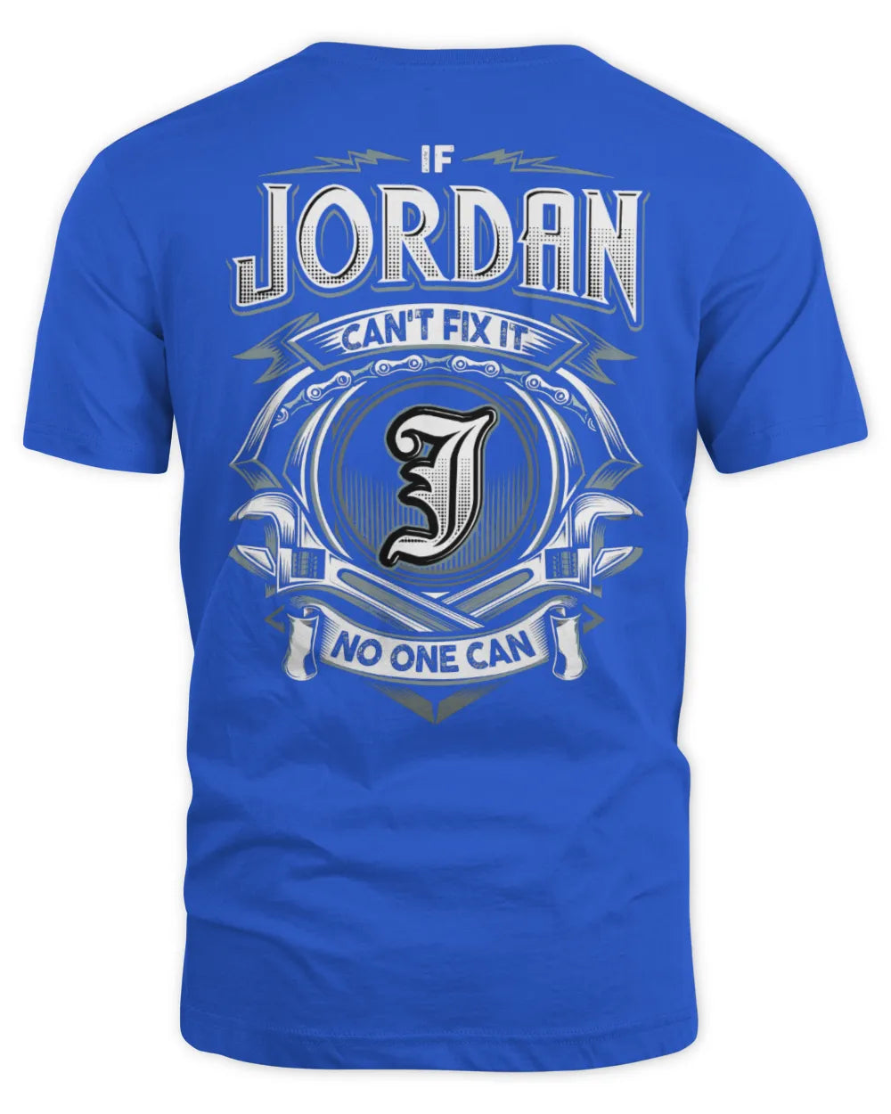 JORDAN AP81-K4-626 - Personalized Ahmed Quote Apparel “If Ahmed Can't Fix It, No One Can” - Unisex Standard T-Shirt - Royal