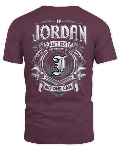 JORDAN AP81-K4-626 - Personalized Ahmed Quote Apparel “If Ahmed Can't Fix It, No One Can” - Unisex Standard T-Shirt - Maroon