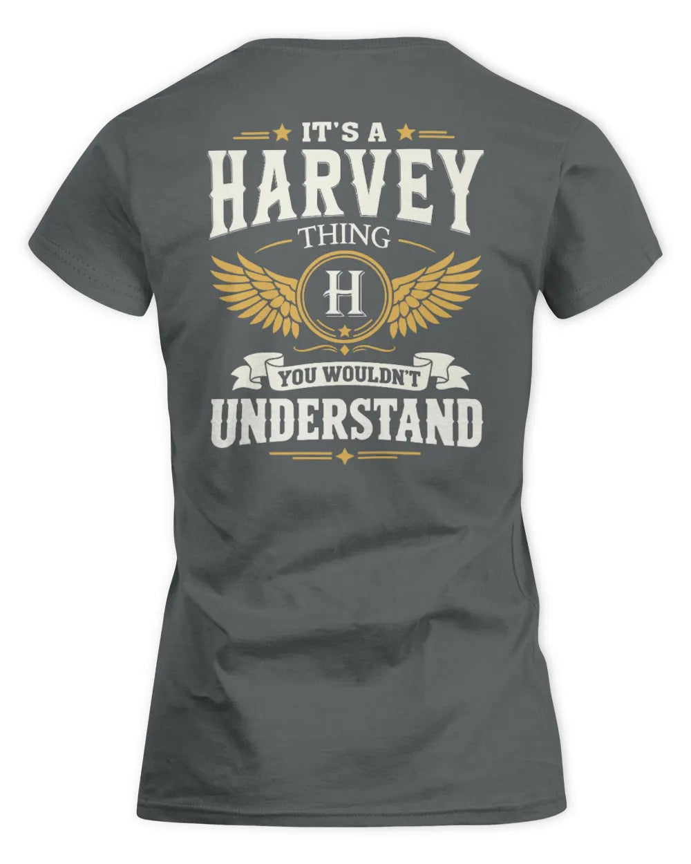 HARVEY KT06-M008 It’s a [NAME] Thing – You Wouldn’t Understand | Personalized Vintage T-Shirt - Women's Standard T-Shirt - Charcoal