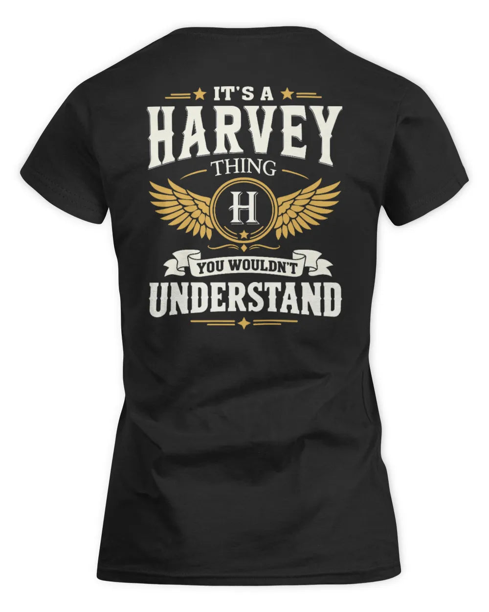 HARVEY KT06-M008 It’s a [NAME] Thing – You Wouldn’t Understand | Personalized Vintage T-Shirt - Women's Standard T-Shirt - Black