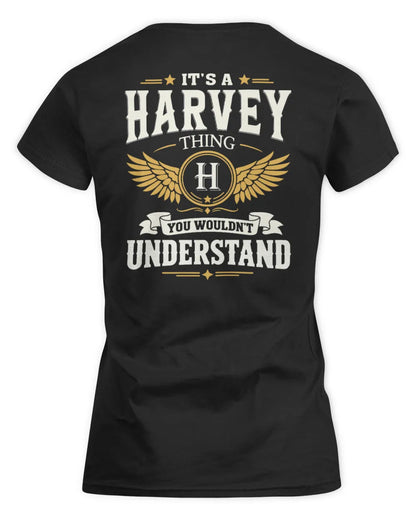 HARVEY KT06-M008 It’s a [NAME] Thing – You Wouldn’t Understand | Personalized Vintage T-Shirt - Women's Standard T-Shirt - Black