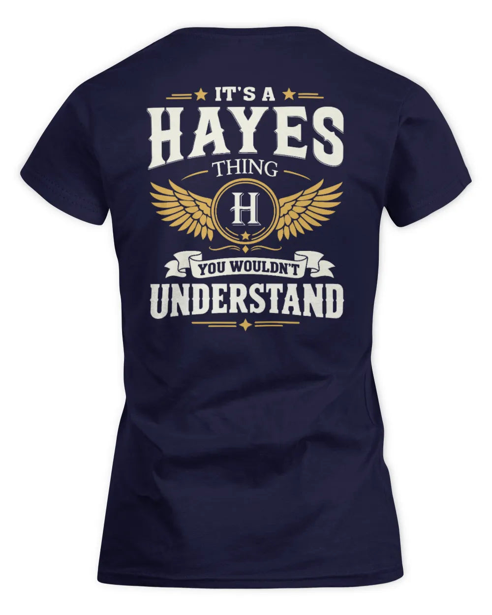 HAYES KT06-M008 It’s a [NAME] Thing – You Wouldn’t Understand | Personalized Vintage T-Shirt - Women's Standard T-Shirt - Navy