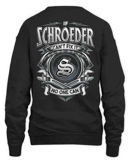 SCHROEDER AP81-K4-626 - Personalized Ahmed Quote Apparel “If Ahmed Can't Fix It, No One Can” - Unisex Sweatshirt - Black