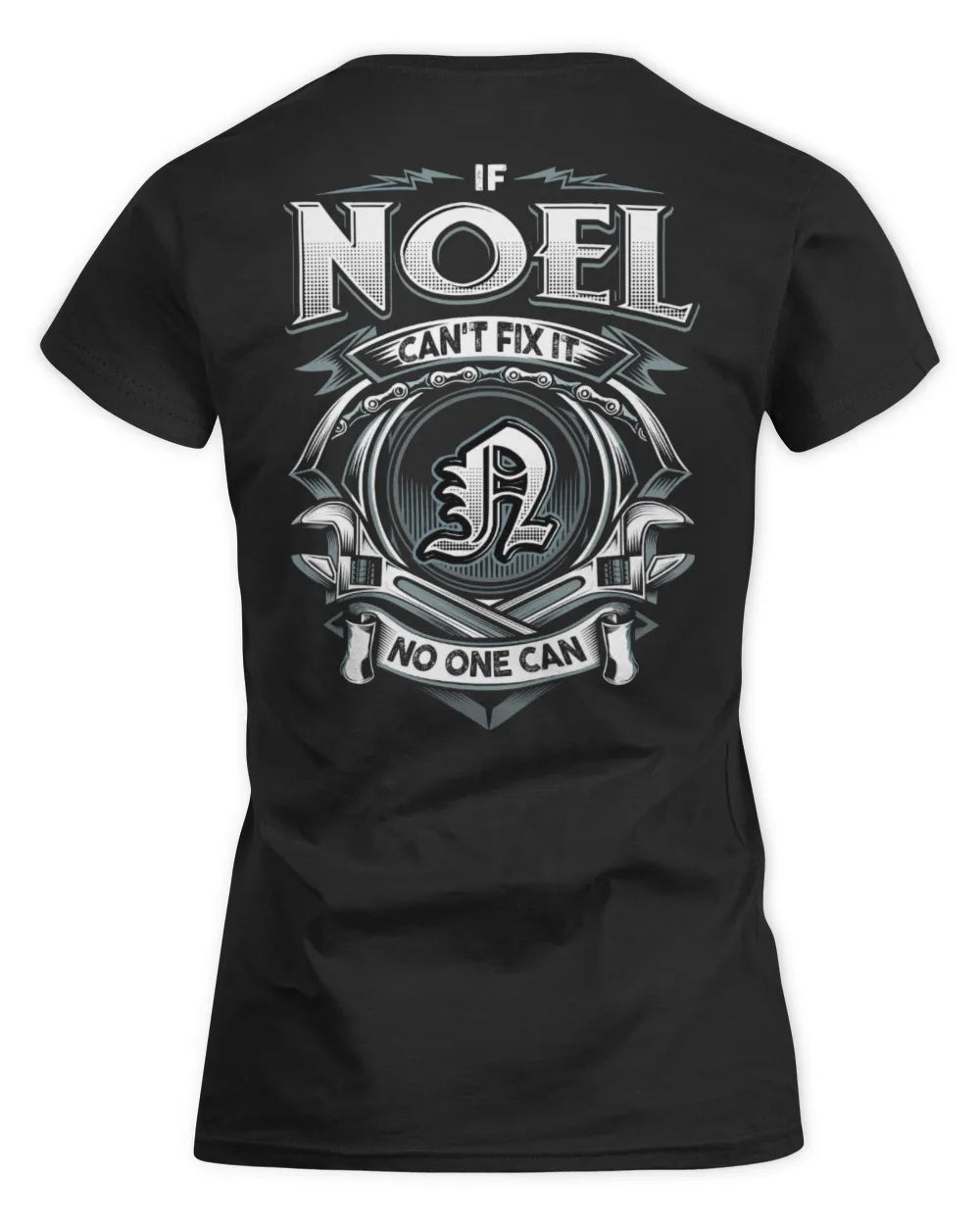 NOEL AP81-K4-626 - Personalized Ahmed Quote Apparel “If Ahmed Can't Fix It, No One Can” - Women's Standard T-Shirt - Black