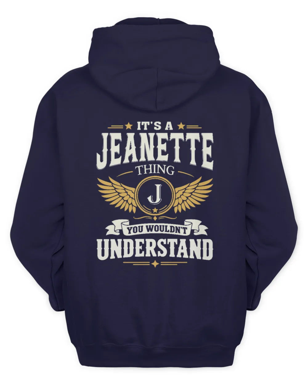 JEANETTE KT06-M008 It’s a [NAME] Thing – You Wouldn’t Understand | Personalized Vintage T-Shirt - Unisex Hoodie - Navy