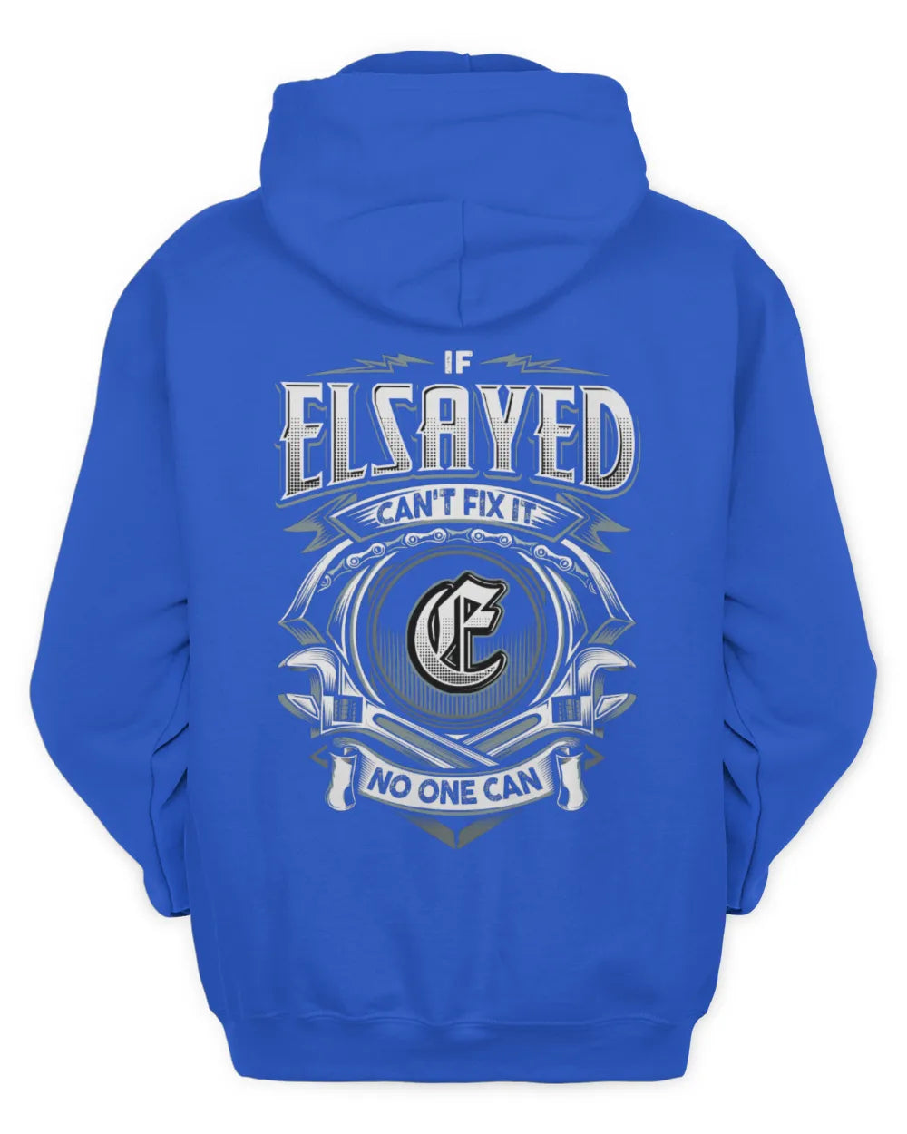 ELSAYED AP81-K4-626 - Personalized Ahmed Quote Apparel “If Ahmed Can't Fix It, No One Can” - Unisex Hoodie - Royal