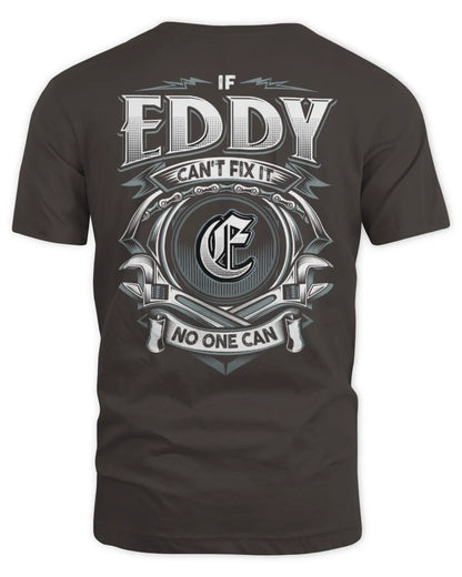 EDDY AP81-K4-626 - Personalized Ahmed Quote Apparel “If Ahmed Can't Fix It, No One Can” - Unisex Standard T-Shirt - Dark Chocolate