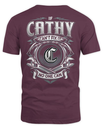 CATHY AP81-K4-626 - Personalized Ahmed Quote Apparel “If Ahmed Can't Fix It, No One Can” - Unisex Standard T-Shirt - Maroon