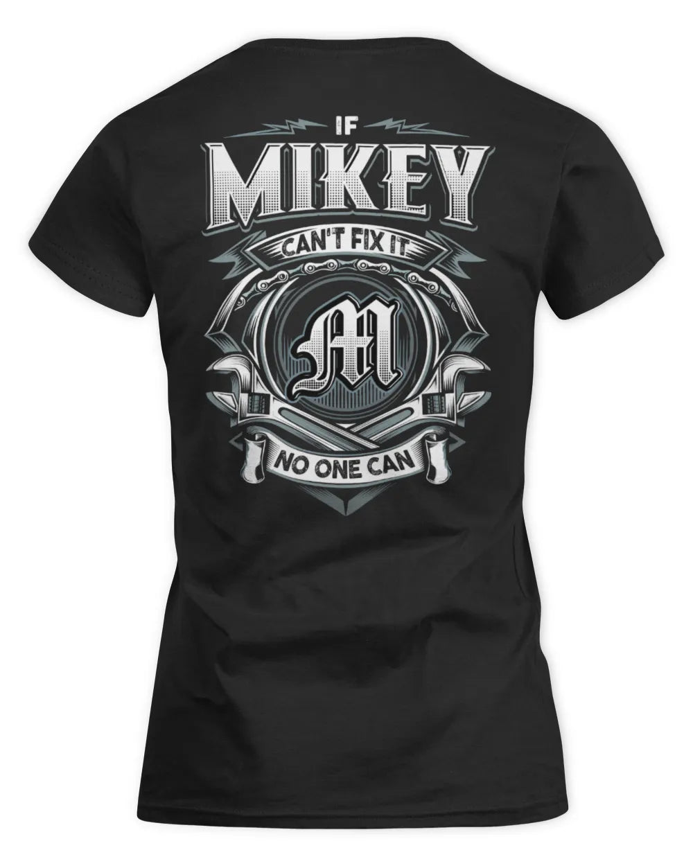 MIKEY AP81-K4-626 - Personalized Ahmed Quote Apparel “If Ahmed Can't Fix It, No One Can” - Women's Standard T-Shirt - Black